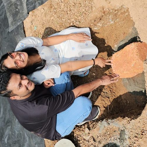 STONELAYING CEREMONY:NIRMAL & FAMILY