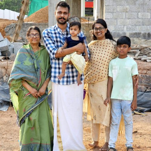 STONE LAYING CEREMONY:ARJUN KRISHNA & FAMILY