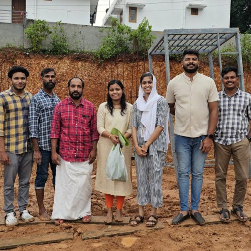 STONE LAYING CEREMONY:SUDEEP & FAMILY