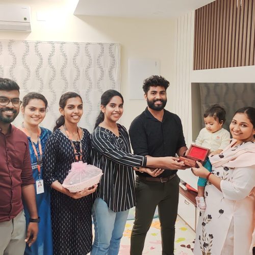 Key handover ceremony: Ankith & Family