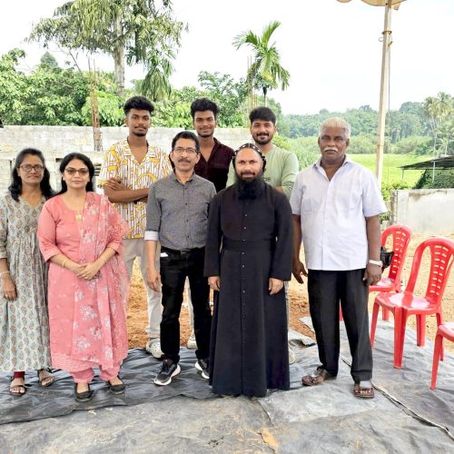 STONE LAYING CEREMONY :SKARIA & FAMILY